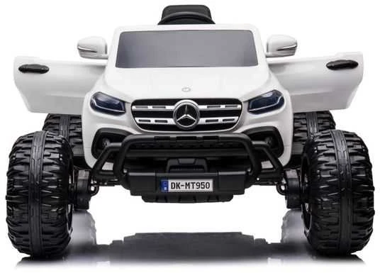 Elektromobilis vaikams Mercedes X 4x4 AWD, MP4, baltas