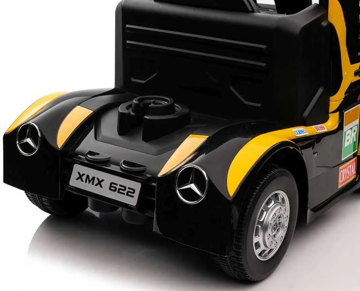 Elektromobilis vaikams Mercedes XMX622, geltonas