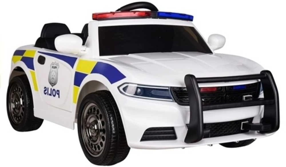 Elektromobilis vaikams Police, baltas