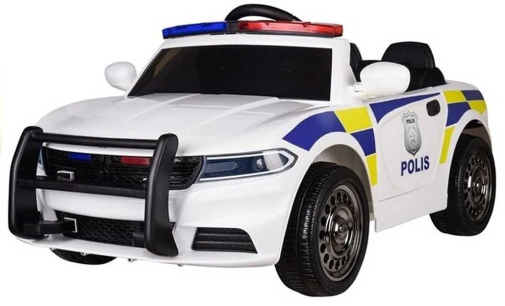 Elektromobilis vaikams Police, baltas