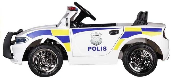 Elektromobilis vaikams Police, baltas