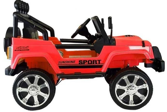 Elektromobilis vaikams S2388 Jeep 4x45W, raudonas