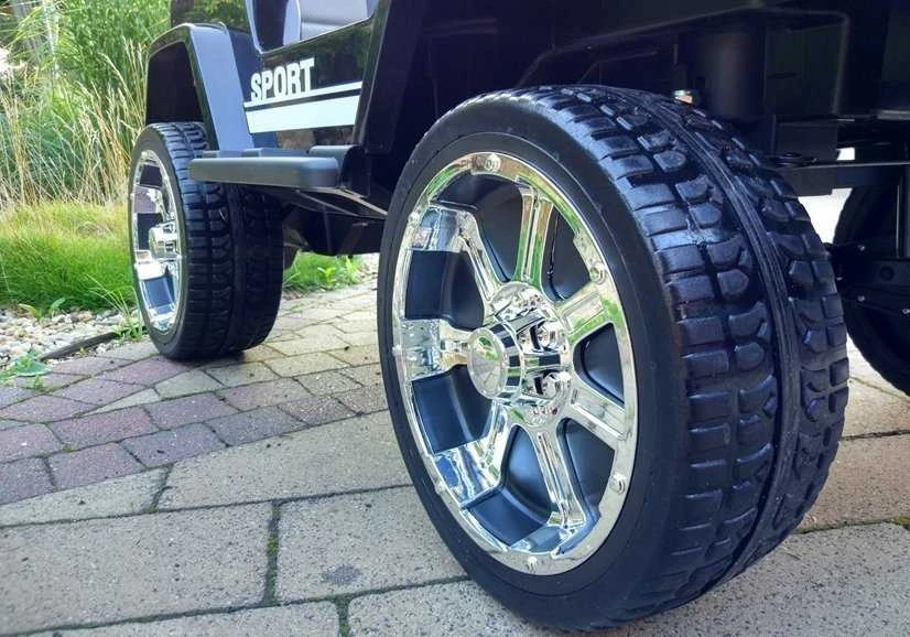 Elektromobilis vaikams S2388 Jeep 4x45W, juodas