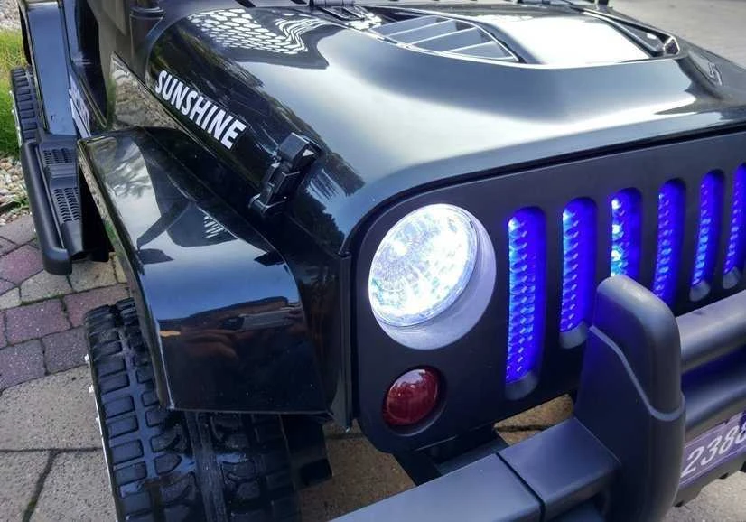 Elektromobilis vaikams S2388 Jeep 4x45W, juodas