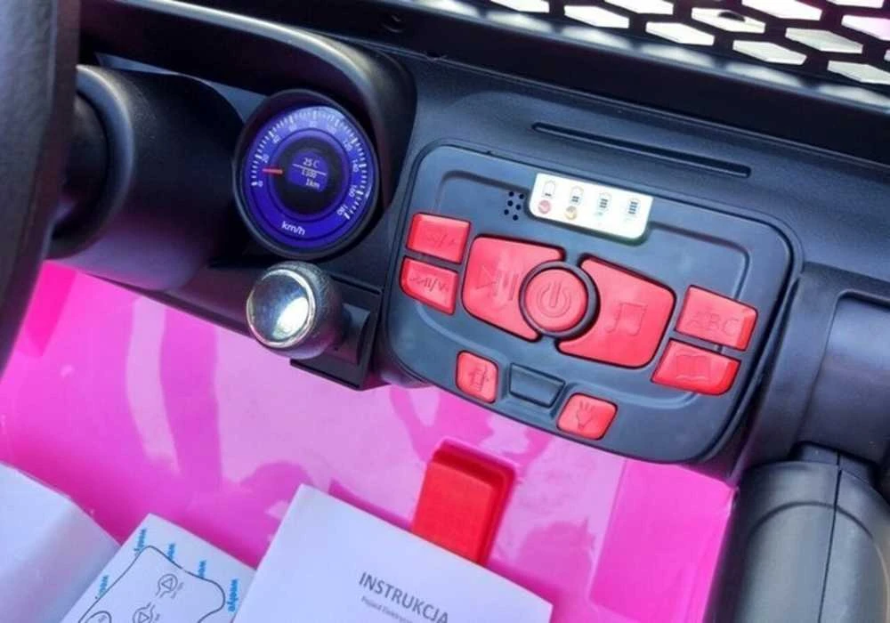 Elektromobilis vaikams S2388 Jeep 4x45W, rožinis