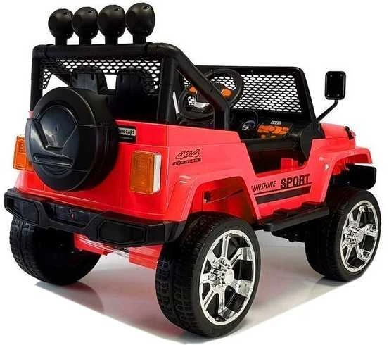 Elektromobilis vaikams S2388 Jeep 4x45W, raudonas