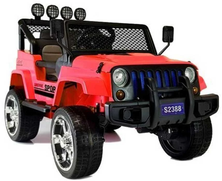 Elektromobilis vaikams S2388 Jeep 4x45W, raudonas
