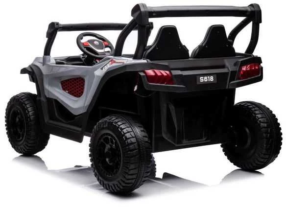 Elektromobilis vaikams S618 4x4, pilkas