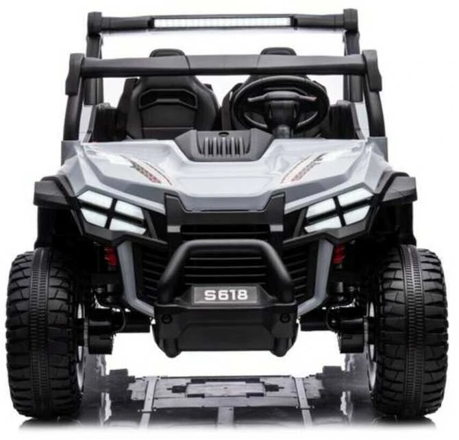 Elektromobilis vaikams S618 4x4, pilkas