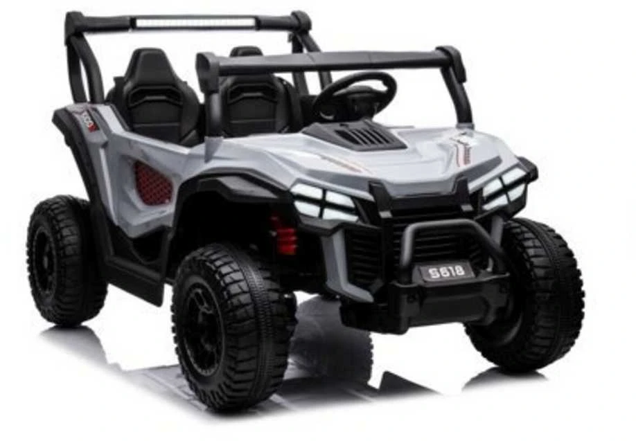 Elektromobilis vaikams S618 4x4, pilkas