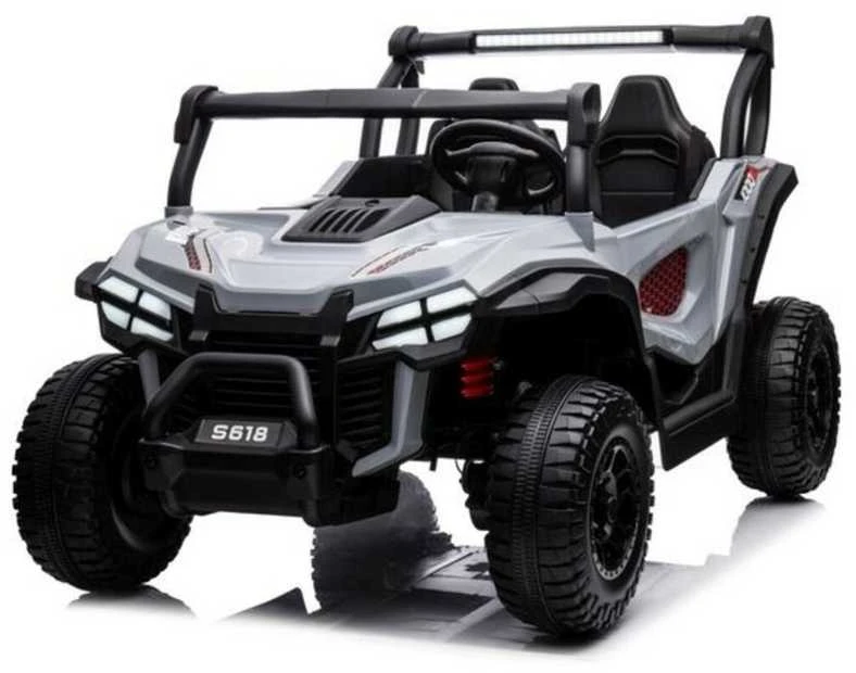 Elektromobilis vaikams S618 4x4, pilkas