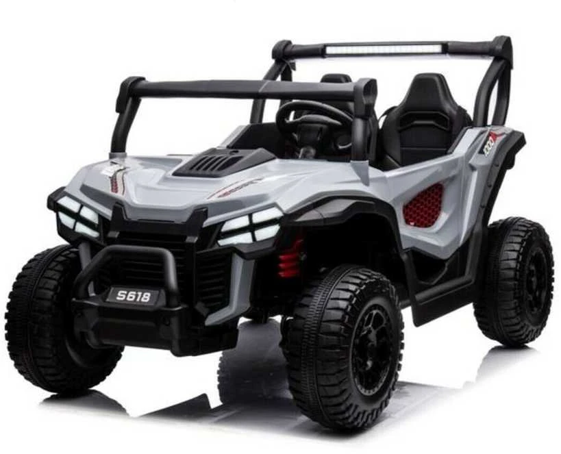 Elektromobilis vaikams S618 4x4, pilkas