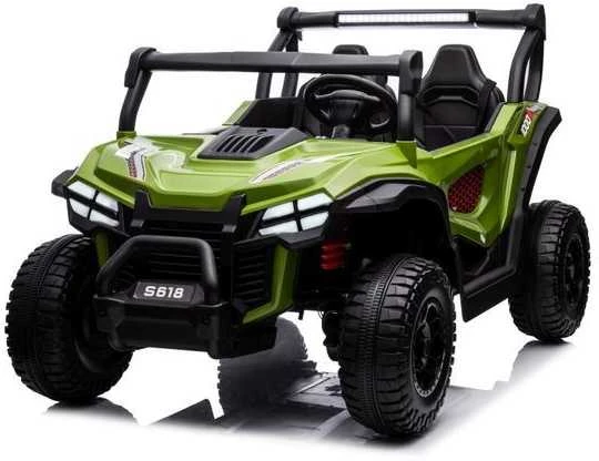 Elektromobilis vaikams S618 4x4, žalias