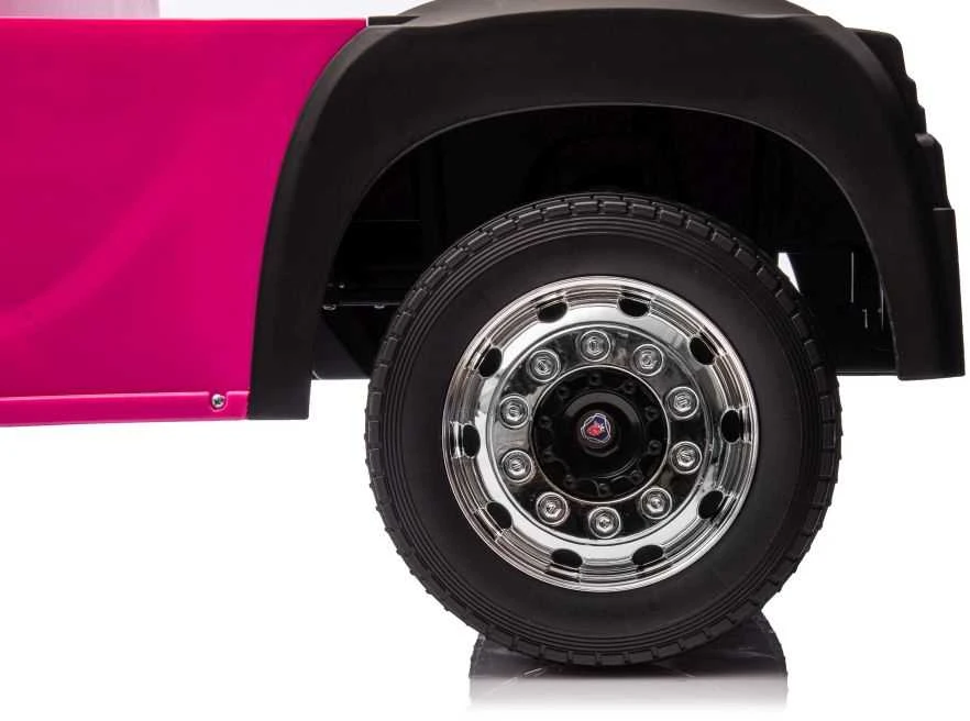 Elektromobilis vaikams Scania 500R HL698 4x4, rožinis