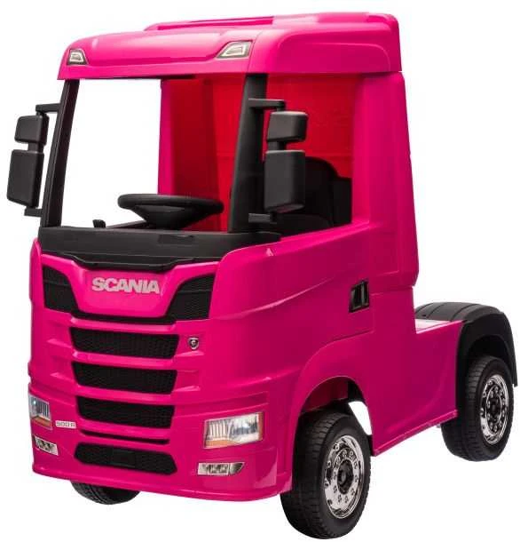 Elektromobilis vaikams Scania 500R HL698 4x4, rožinis