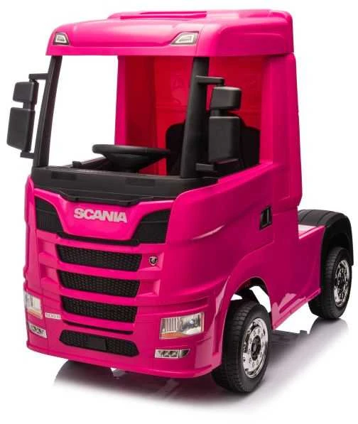 Elektromobilis vaikams Scania 500R HL698 4x4, rožinis