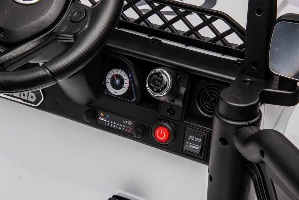 Elektromobilis vaikams Toyota FJ 4x4, baltas