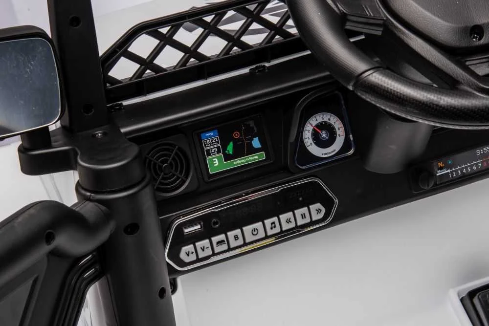 Elektromobilis vaikams Toyota FJ 4x4, baltas