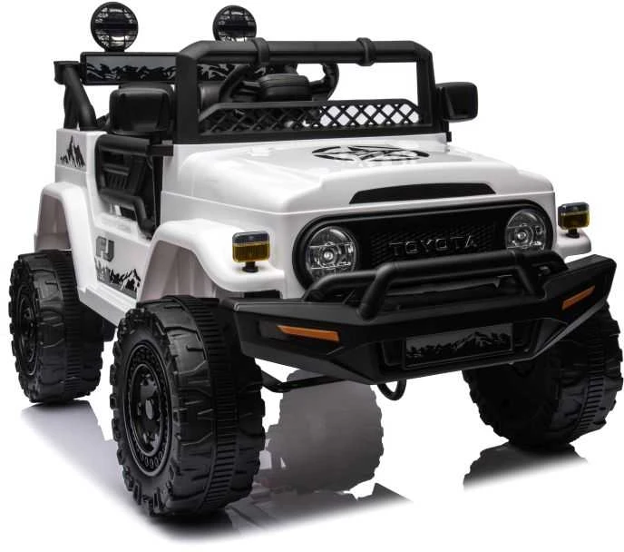 Elektromobilis vaikams Toyota FJ 4x4, baltas