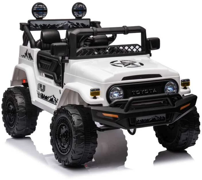Elektromobilis vaikams Toyota FJ 4x4, baltas