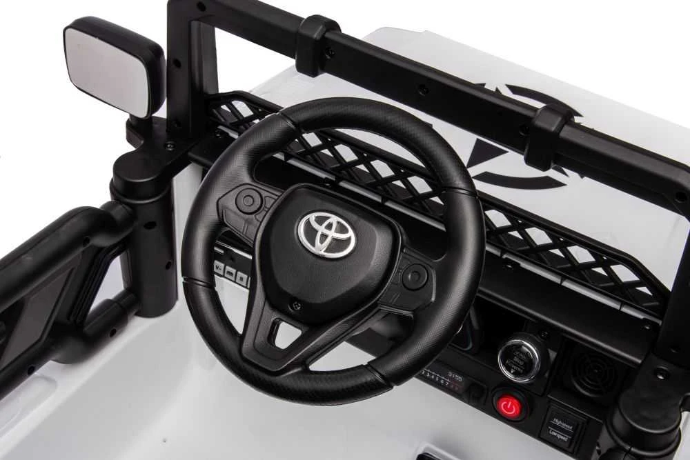 Elektromobilis vaikams Toyota FJ 4x4, baltas