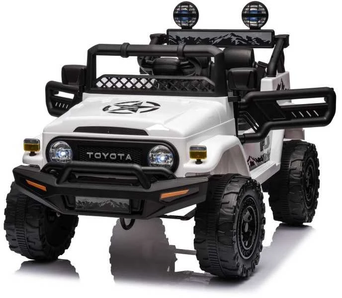 Elektromobilis vaikams Toyota FJ 4x4, baltas
