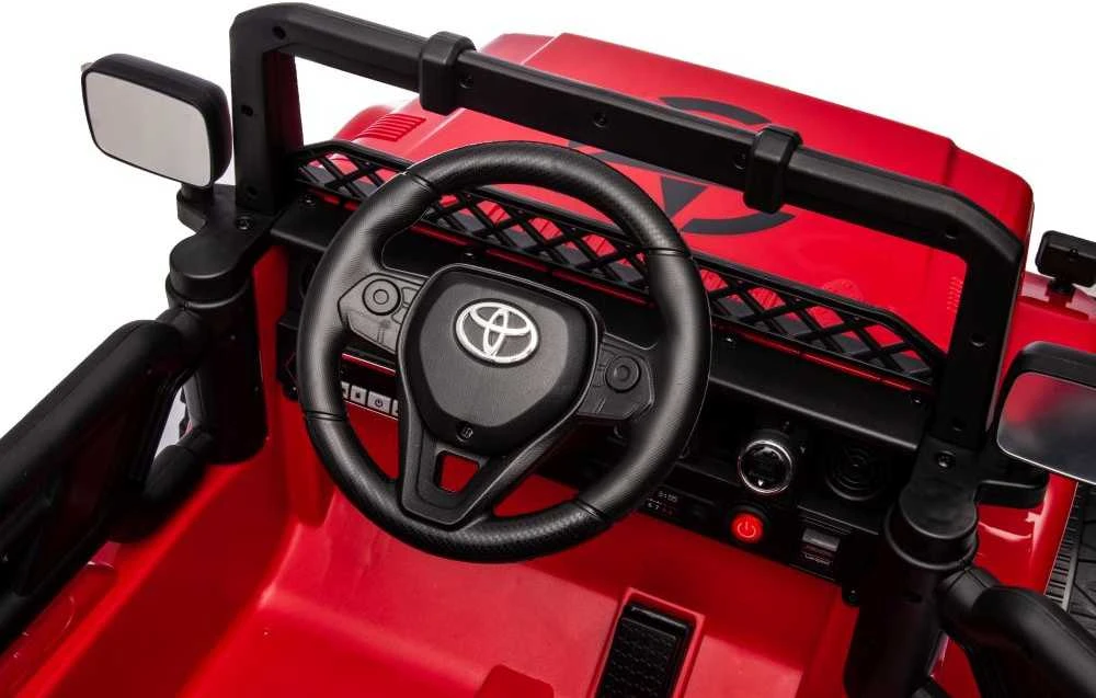 Elektromobilis vaikams Toyota FJ 4x4, raudonas