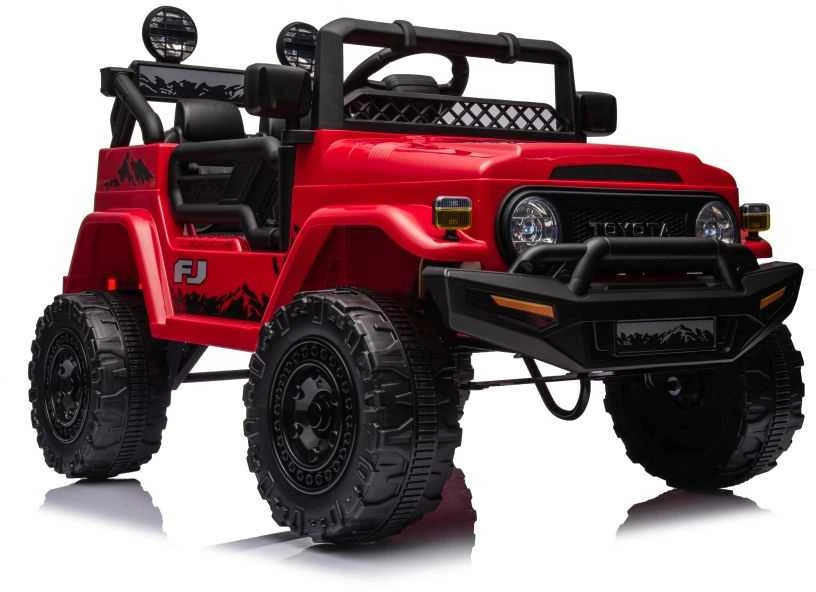Elektromobilis vaikams Toyota FJ 4x4, raudonas