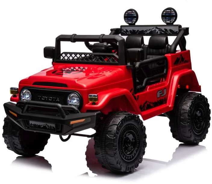 Elektromobilis vaikams Toyota FJ 4x4, raudonas