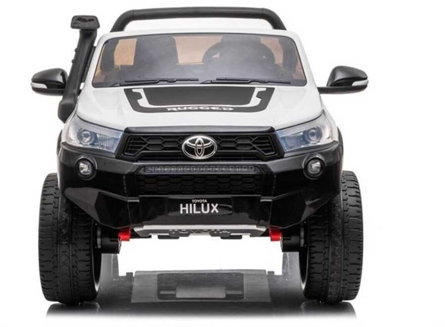 Elektromobilis vaikams Toyota Hilux dvivietis, baltas