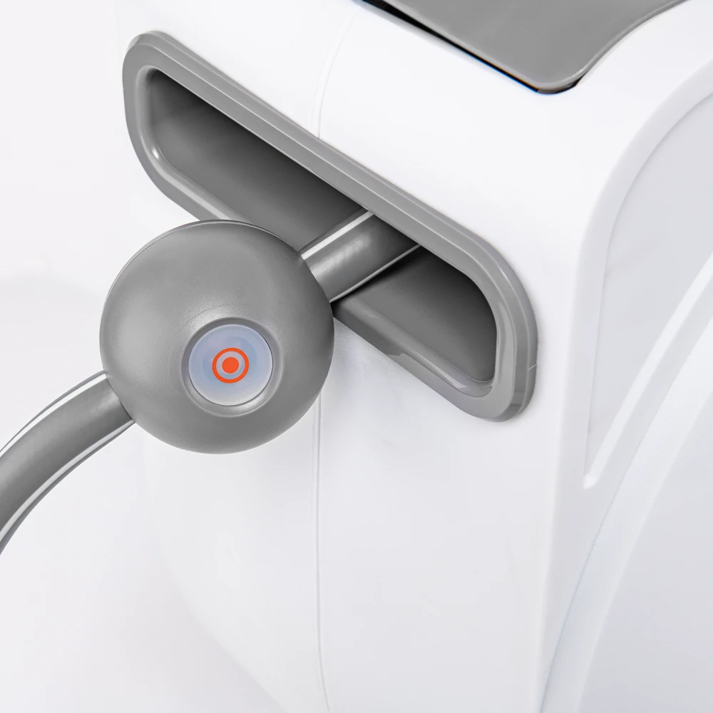 Elektroninė automatinė žarnos ritė Bradas Baltas LINE su laistymo žarna 1/2" 30m