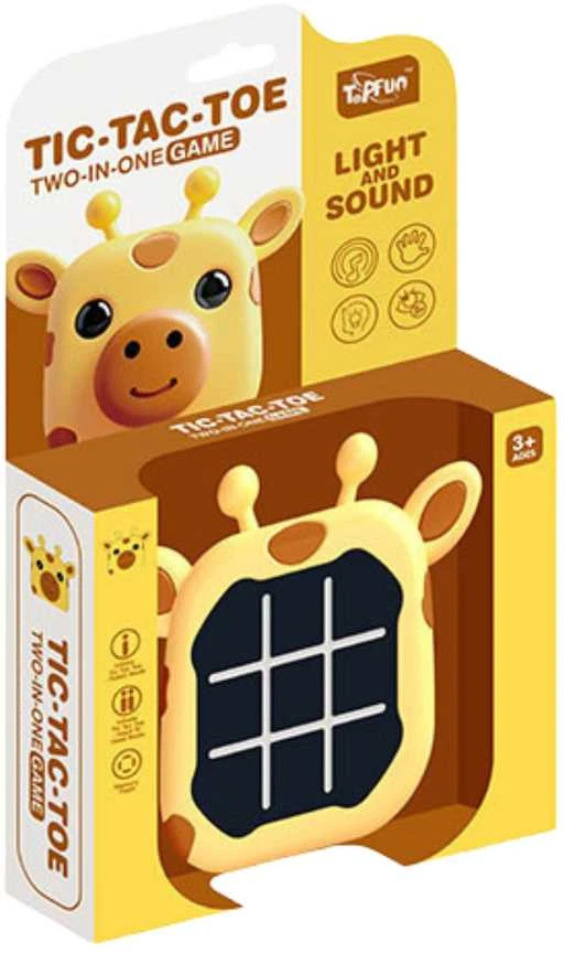 Elektroninis atminties žaidimas „Tic Tac Toe“ žirafa, geltonas