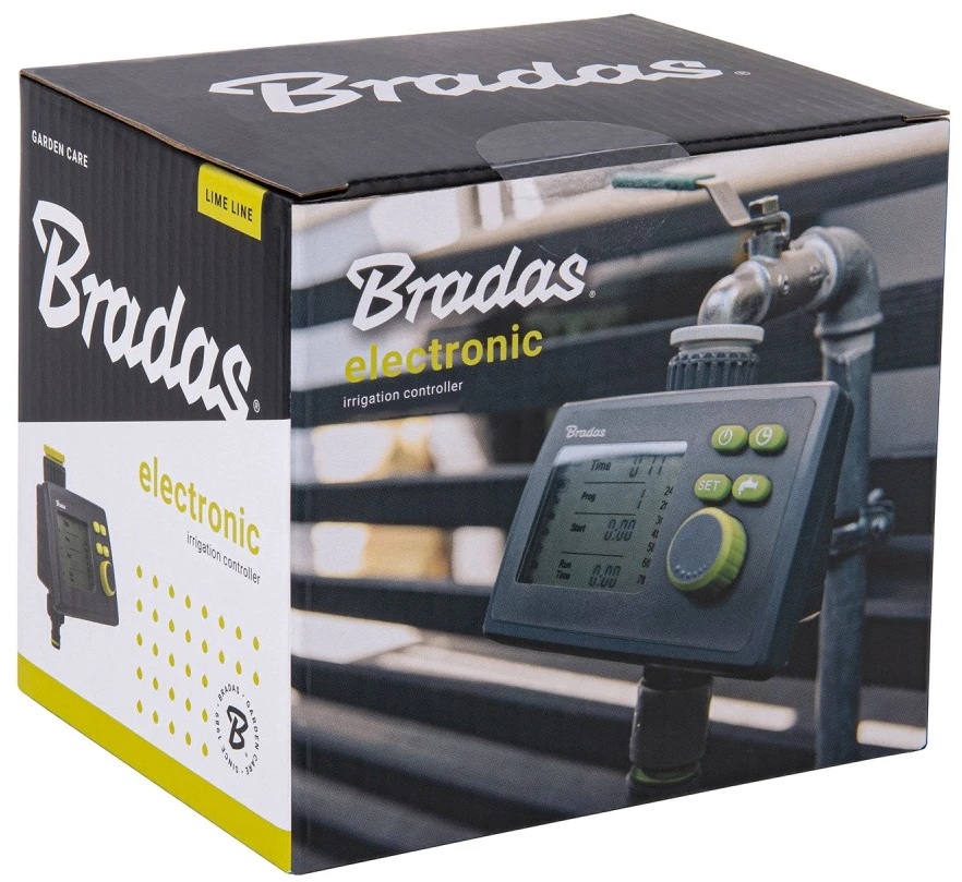 Elektroninis laistymo laikmatis Bradas LIME LINE, 28 l/min