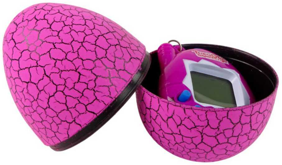 Elektroninis žaidimas gyvūnėlis "Tamagotchi" kiaušinyje, rožinis