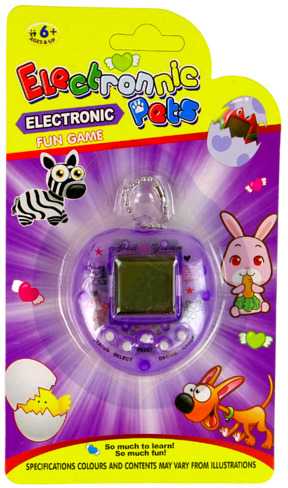 Elektroninis žaidimas Tamagotchi, violetinis