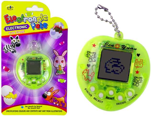 Elektroninis žaidimas Tamagotchi, žalias
