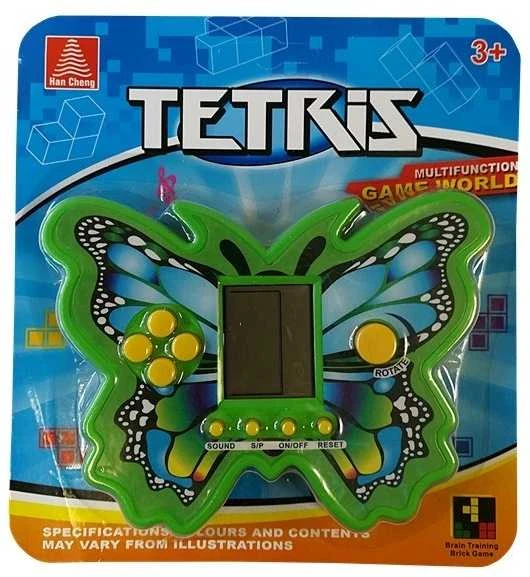 Elektroninis žaidimas tetris drugelis, žalias