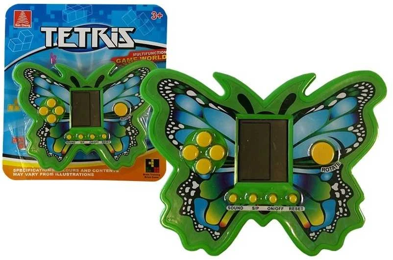 Elektroninis žaidimas tetris drugelis, žalias