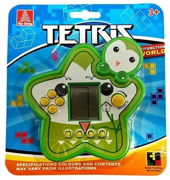 Elektroninis žaidimas Tetris, žalias