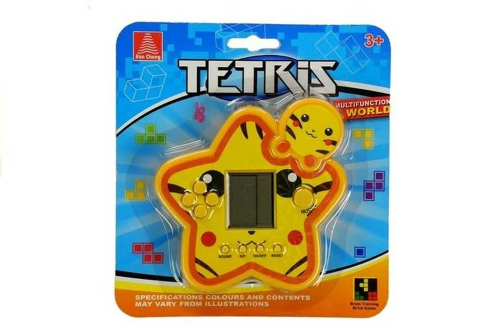 Elektroninis žaidimas tetris žvaigždė, geltona