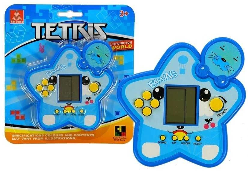 Elektroninis žaidimas tetris žvaigždė, mėlyna