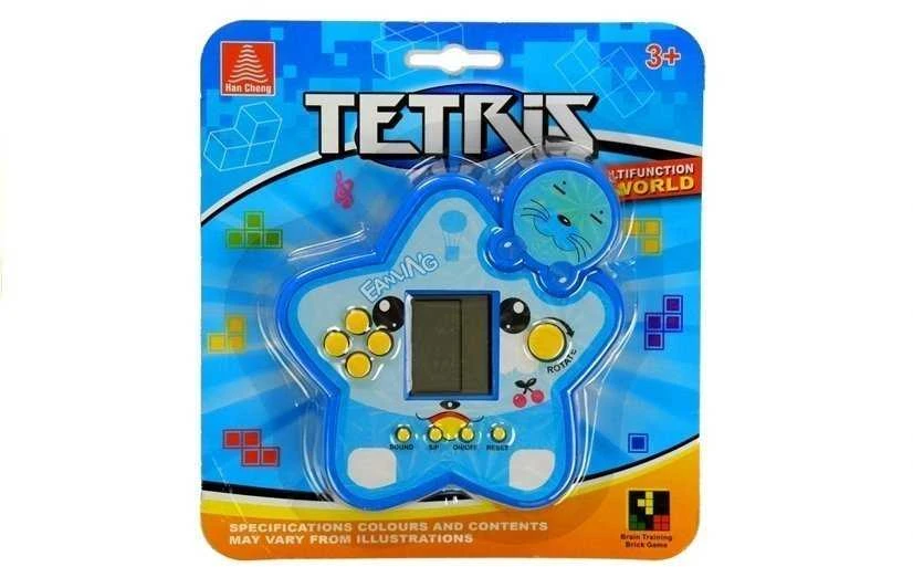Elektroninis žaidimas tetris žvaigždė, mėlyna