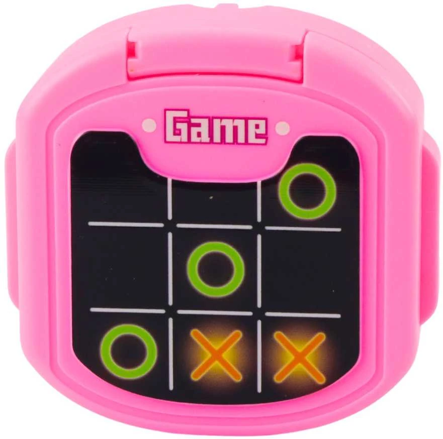 Elektroninis žaidimas "Tic Tac Toe", 9 režimai, rožinis