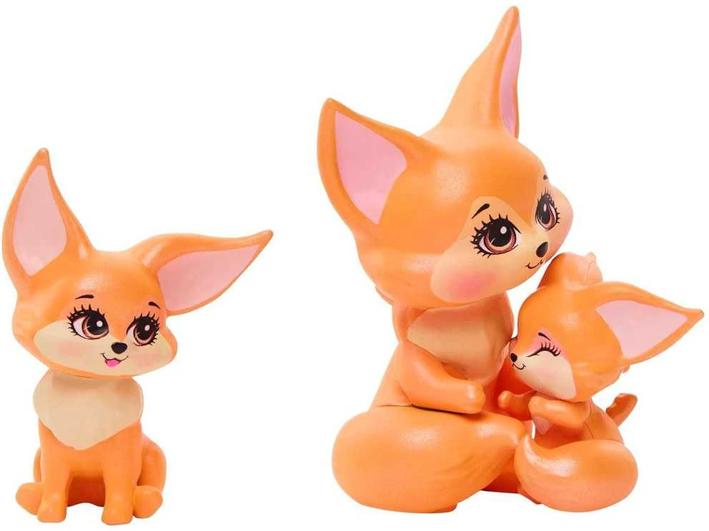 Enchantimals lėlė Filigree Fox su lapių šeimyna
