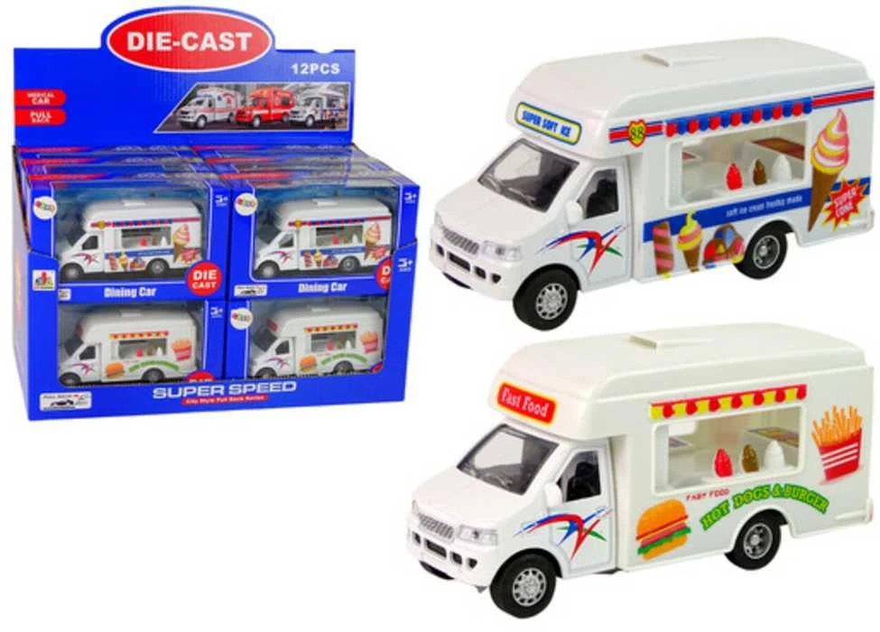 Food Truck automobilio modeliukas (1 vnt.)