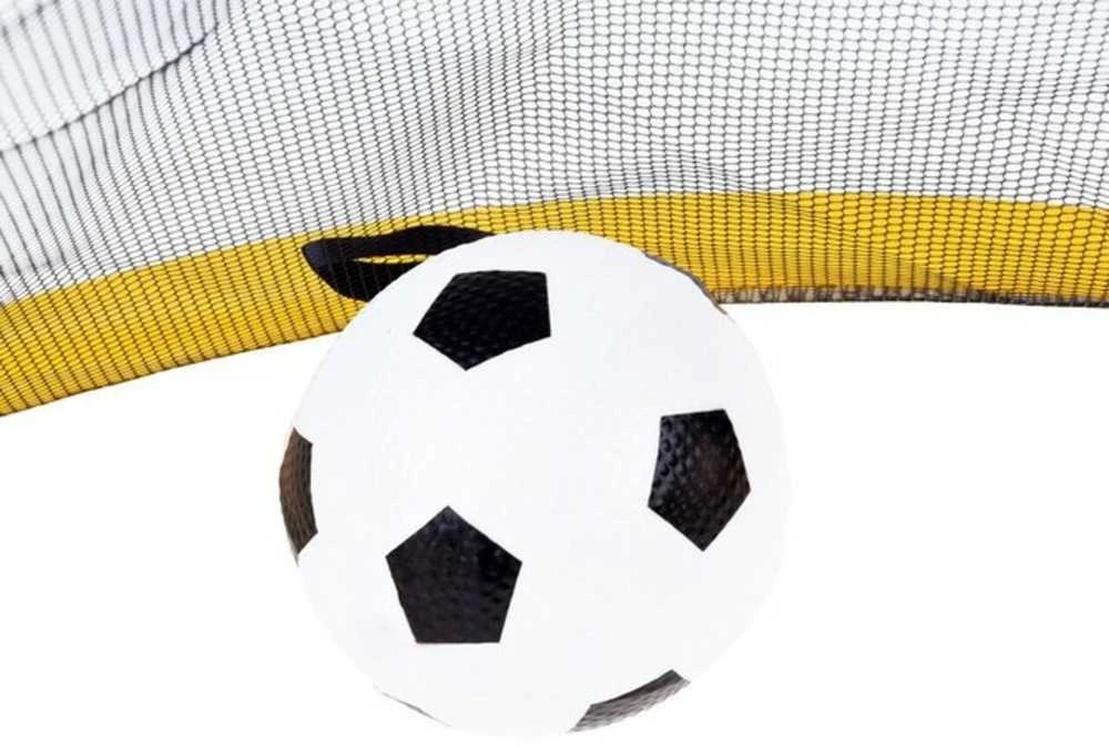 Futbolo vartai su kamuoliu