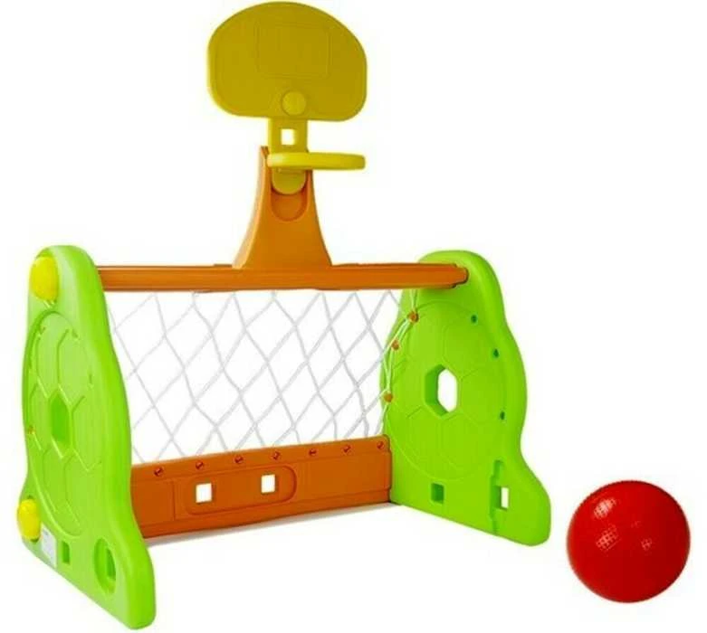 Futbolo vartai su krepšinio lanku vaikams