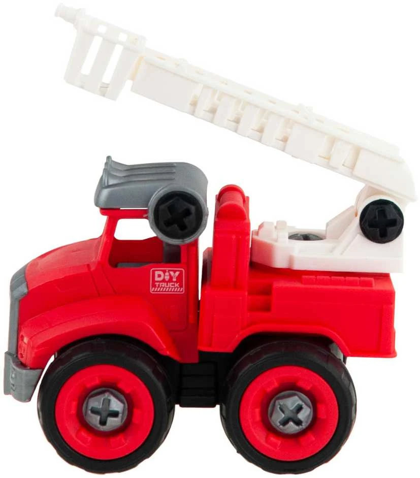 Gaisrinės automobilių rinkinys 4in1 „Pasidaryk pats“