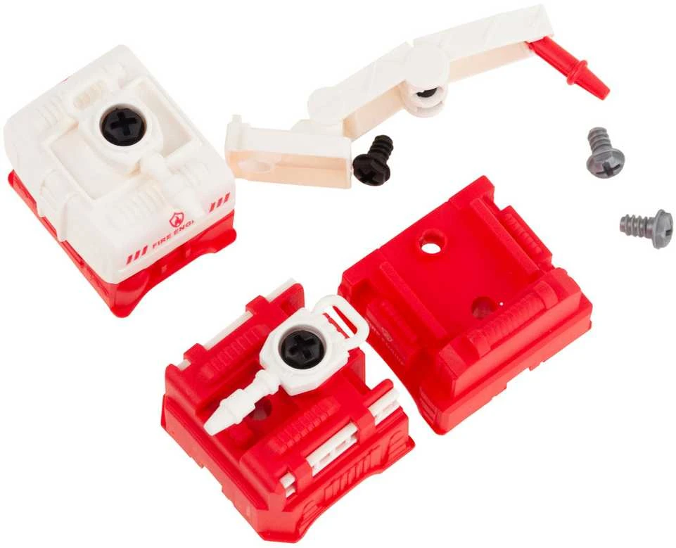 Gaisrinės automobilių rinkinys 4in1 „Pasidaryk pats“