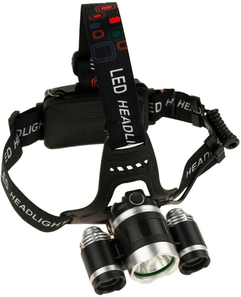 Galvos žibintas 3 x CREE LED